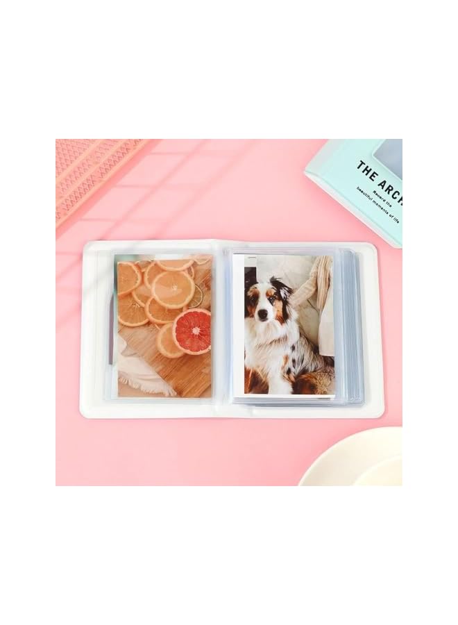 The Bros Mini Photo Album, 3 Inch Kpop Photocard Holder Book, Photo Album for Collecting Picture Name Id Business Cards Camera Cards, Hollow Photocard Binder Holder with 40 Pockets(Green)  - Image 4