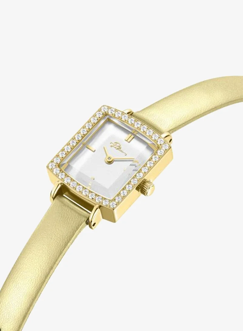 Police White Women's Lorie White Dial Genuine Leather Strap Analog Watch for Women, 19.2mm for Women | Best Price UAE
