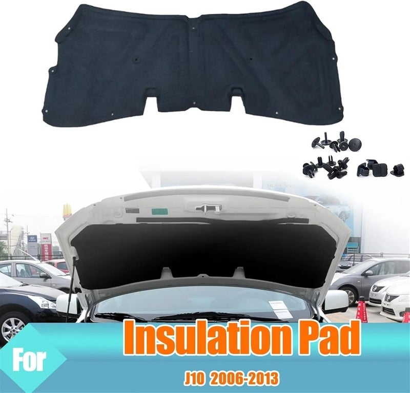 Wivplex Front Engine Hood Insulation Pad for Nissan Qashqai - Image 5