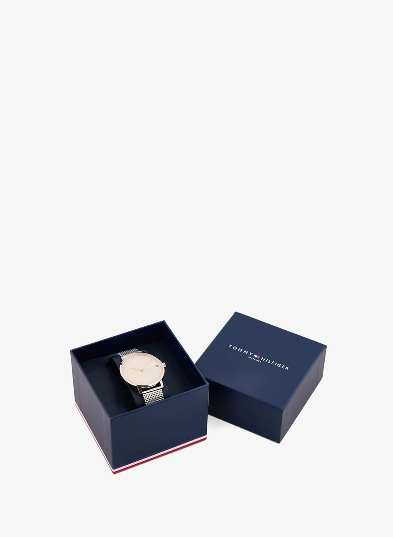 Tommy Hilfiger  2-Hand Womens Quartz Movement Watch With Silver Stainless Steel Mesh Bracelet - 1782666 for Women | Best Price UAE