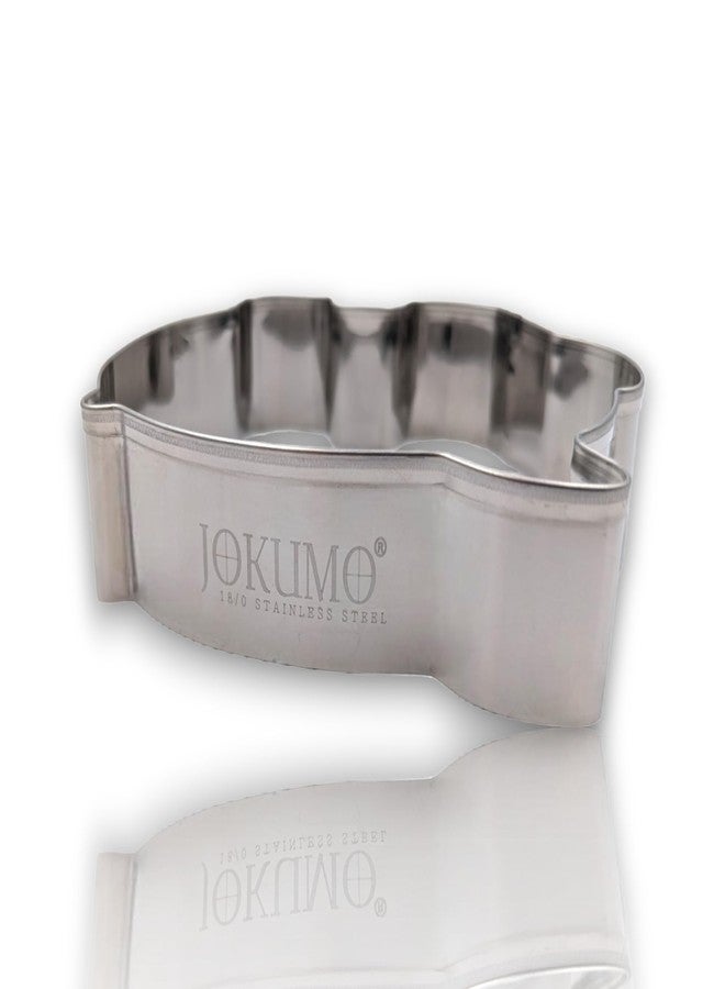 JOKUMO Cute Pig Cookie Cutter 4” Large Animal Shape Cookie Cutter Mold - 18/0 Stainless Steel - Image 4