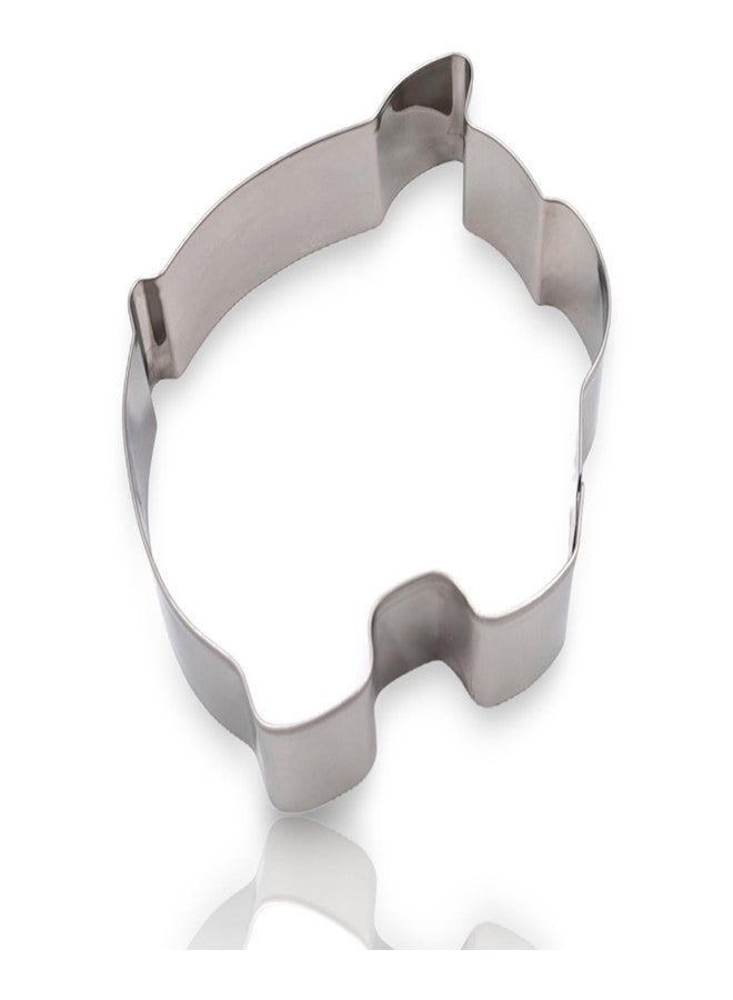 JOKUMO Cute Pig Cookie Cutter 4” Large Animal Shape Cookie Cutter Mold - 18/0 Stainless Steel - Image 3