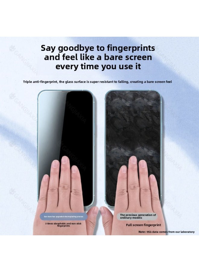 Generic - Applicable To For Apple For Iphone16 Tempered Film 15promax Mobile Phone Protection 14Pro Seconds Sticker Dust-free Bin 3 Anti-fingerprint-Color:[packaging Box] This Option Is For Packaging And Does Not Include Film-Size:Applicable To For Iphone11/xr - Image 1