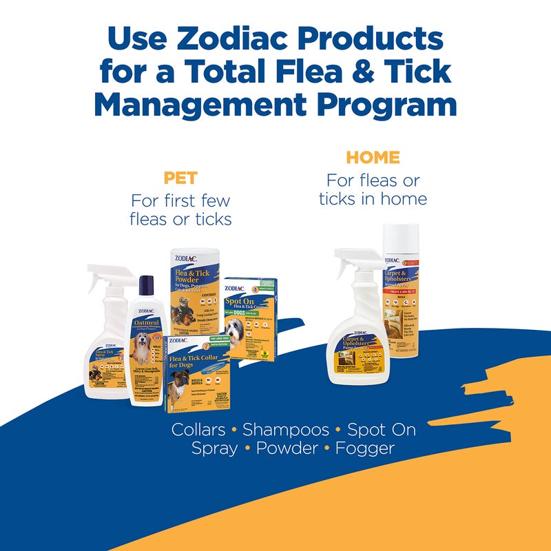 Zodiac Flea & Tick Powder for Dogs, Puppies, Cats & Kittens beige Small - Image 3