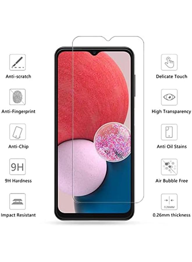 erorex 3 Pack 9H Tempered Glass Screen Protector For Samsung Galaxy A14 4G 5G Case Friendly Ultra Clear Shatterproof Anti Scratch Film Screen Protector  - Image 4