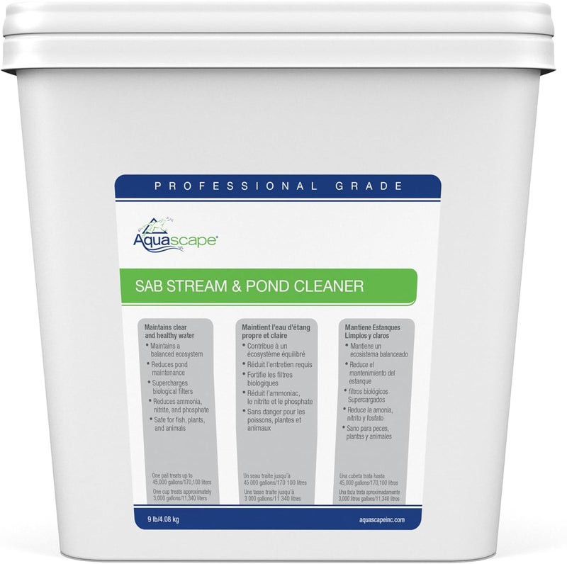 Aquascape Aquascape 30409 PRO Grade SAB Stream Cleaner Pond Water Treatment White  - Image 1