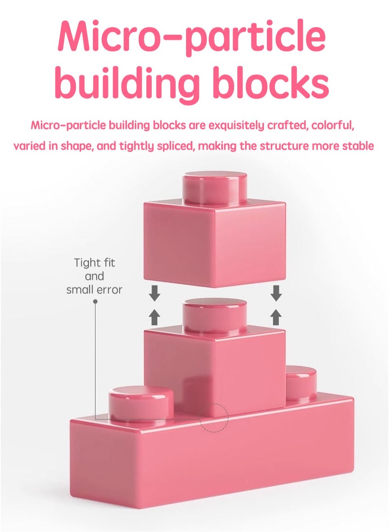 GGOOT 172PCSLittle Bear Building Blocks, Tiny Particle Building Blocks, Children's Assembly Puzzle Toys, Children's Day Gifts Cartoon Toy Model Diy Toys - Image 3