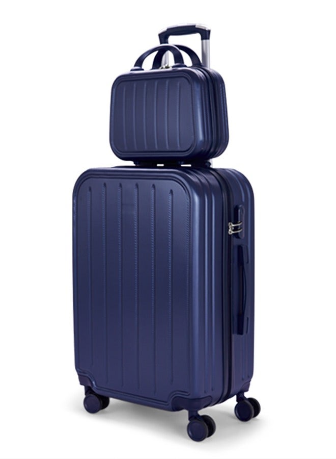 ليمرا طقم شنط سفر مكون من 6 حقائب أمتعة بـ 4 عجلات بتصميم حديث كحلي - Image 2