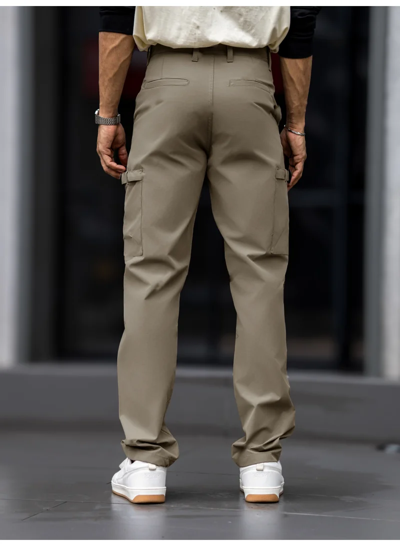 Maniac  Maniac Mens Solid Light Grey Submarine Cargo Bukl Pocket for Men | Best Price UAE