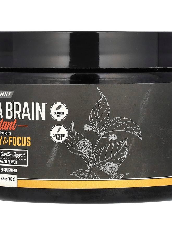 Onnit Alpha Brain Instant Caffeine Free Peach  3.8 oz (108 g) - Image 2