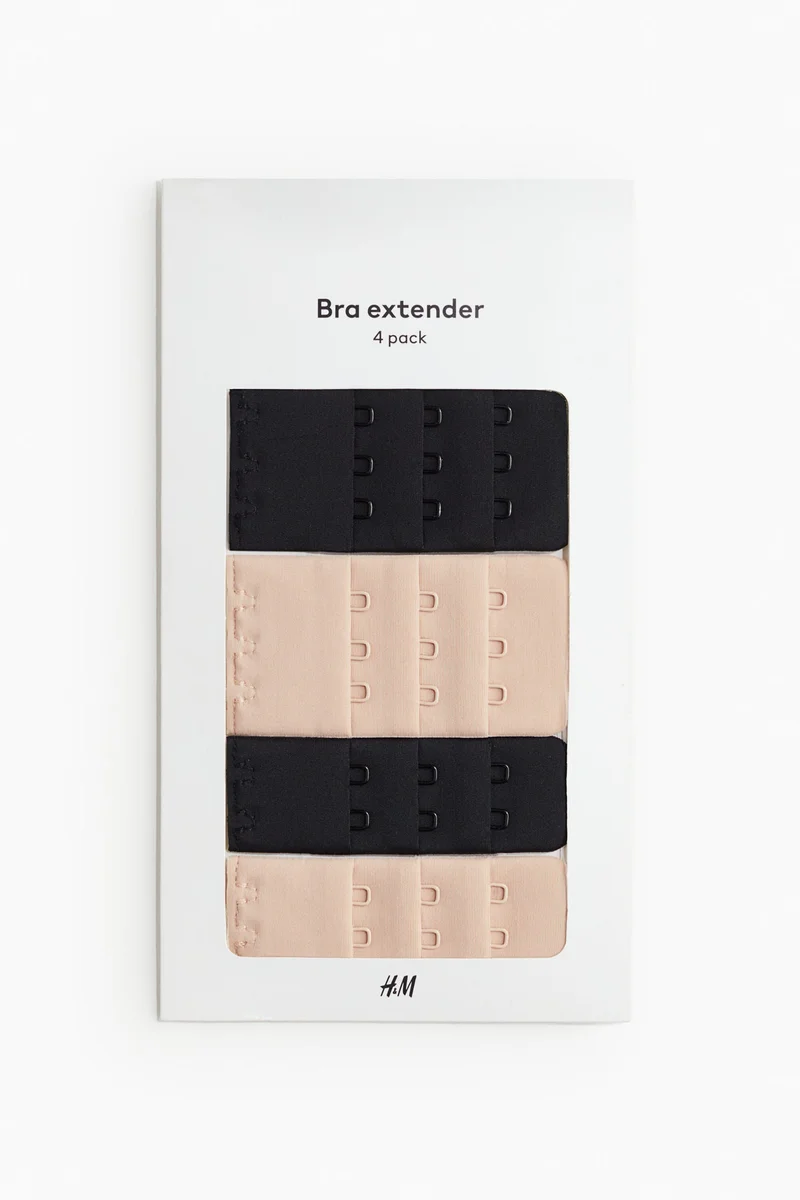 H&M 4-pack bra extenders