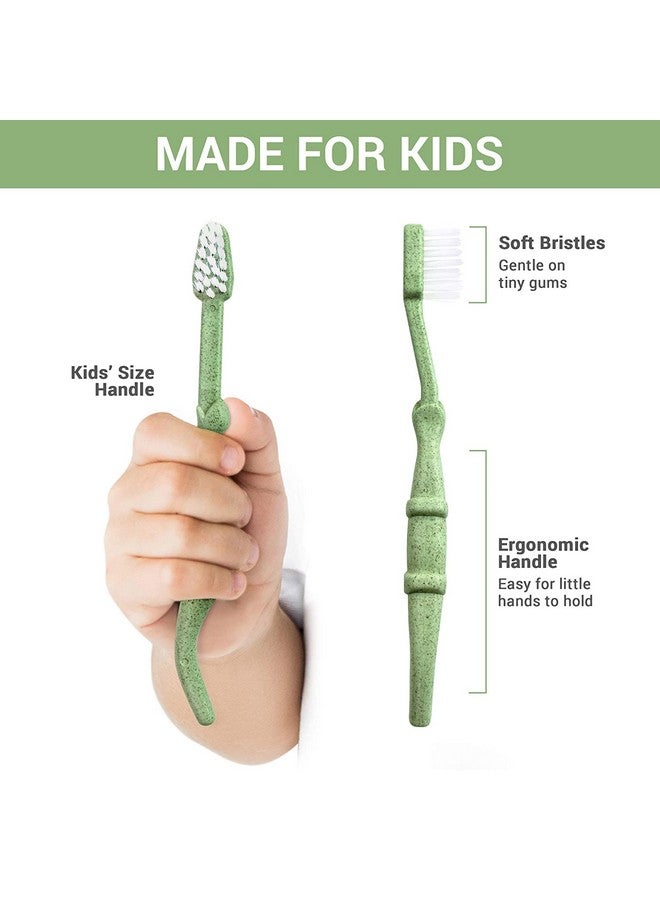 آنبي فرشاة أسنان Roarex Vegan للأطفال | تصميم الديناصور | فرشاة أسنان طبيعية نباتية قابلة للتحلل والتحويل إلى سماد | موضوع الديناصور | 1% من أجل الكوكب - Image 4