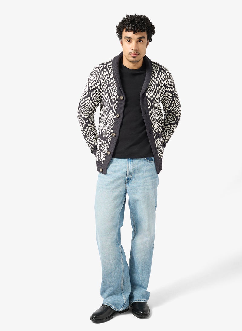 برايف سول كارديجان بأزرار - Image 4