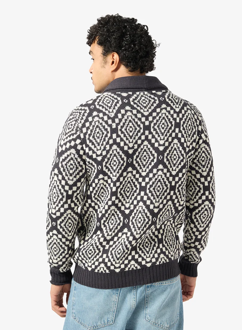 BRAVE SOUL Buttoned Cardigan