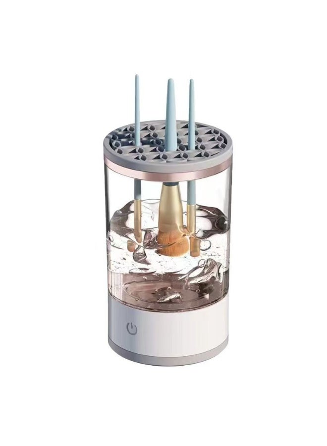 Makeup brush cleaner - Rechargeable lazy-person electric cleaning brush - Automatic scrubber - Quick-drying tool - Image 1