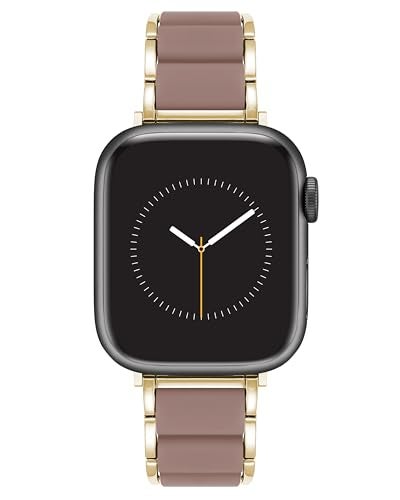 Anne Klein Silicone Fashion Bracelet for Apple Watch Secure Adjustable Apple Watch Replacement Band Fits Most Wrists - Image 1
