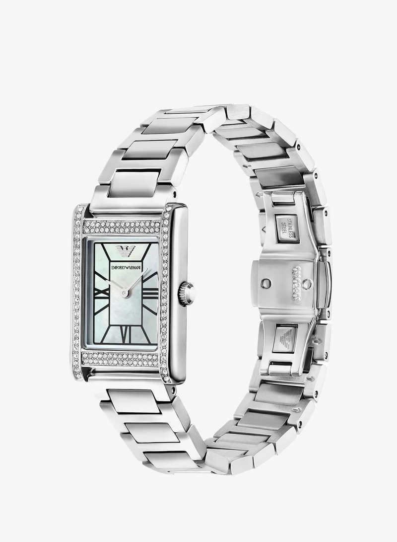 Emporio Armani  Genni Steel Strap Analog Watch for Women | Best Price UAE
