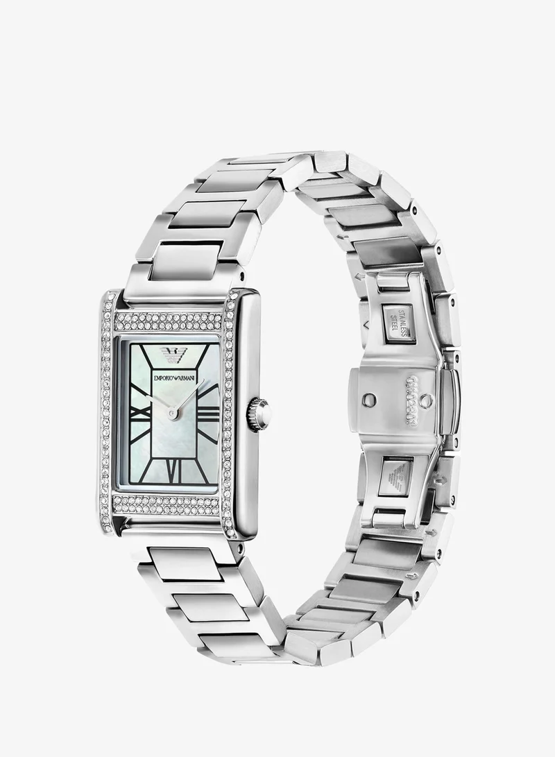 Emporio Armani  Genni Steel Strap Analog Watch for Women | Best Price UAE