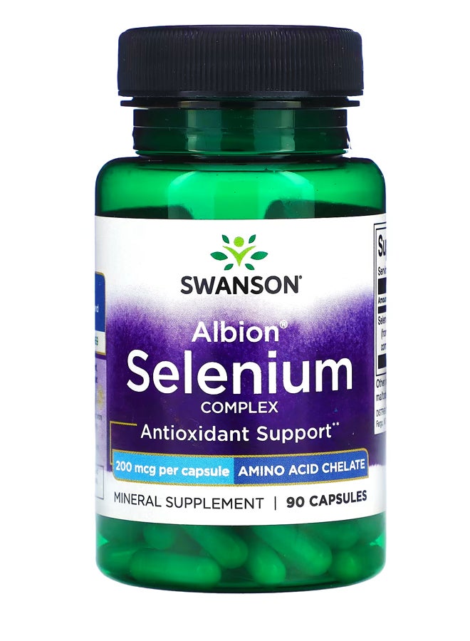 SWANSON Albion Selenium Complex 200 mcg  90 Capsules