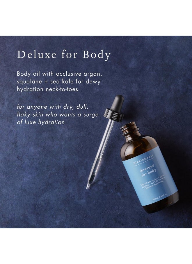 Bioelements Dewluxe For Body 3.7 Oz Body Oil With Occlusive Argan Squalane & Sea Kale For Dewy Hydration From Neck To Toes Never Tested On Animals  - Image 2