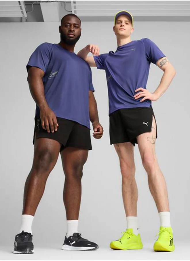 PUMA 3" Run Knitted Split Shorts