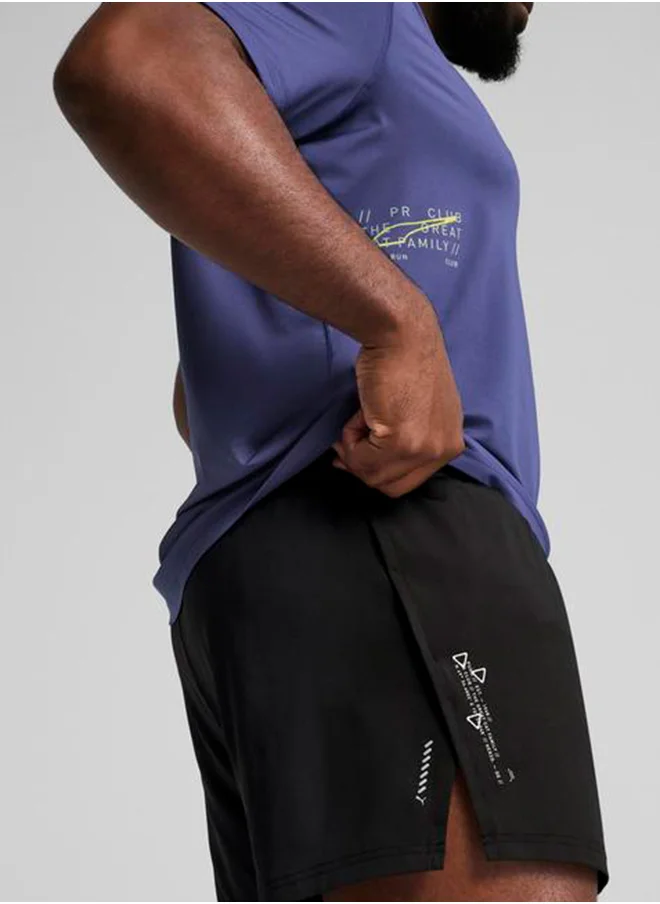 PUMA 3" Run Knitted Split Shorts