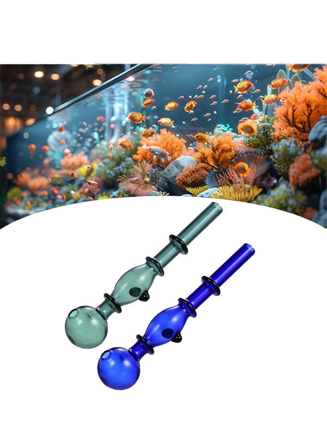 Generic 2PCS Glass Mini inflow Pipe，Inflow Pipe Water Pump Aquarium FilterTubing  - Image 1