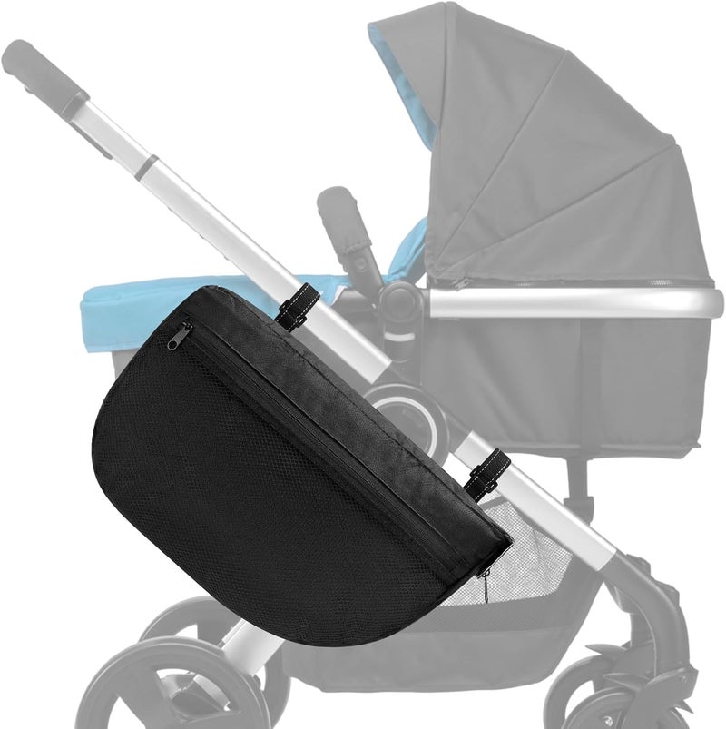 Accmor Insulated Side Sling Stroller Saddle Bag Organizer Universal Stroller Organizer Stroller Bag Caddy Organizer - Image 1