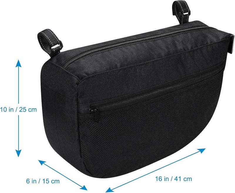 Accmor Insulated Side Sling Stroller Saddle Bag Organizer Universal Stroller Organizer Stroller Bag Caddy Organizer - Image 3