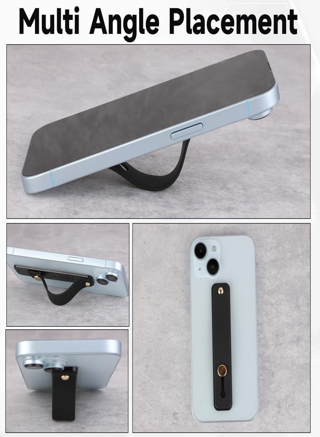 Styquenzer 2 Pcs Universal Phone Loop Finger Holder Strap Portable Grip for Case Hand Grips for Back of Phone Suitable for Most Mobile Phones - Image 5