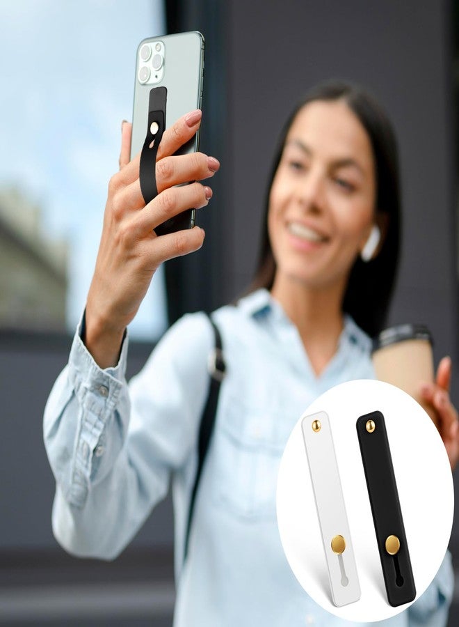 Styquenzer 2 Pcs Universal Phone Loop Finger Holder Strap Portable Grip for Case Hand Grips for Back of Phone Suitable for Most Mobile Phones - Image 4