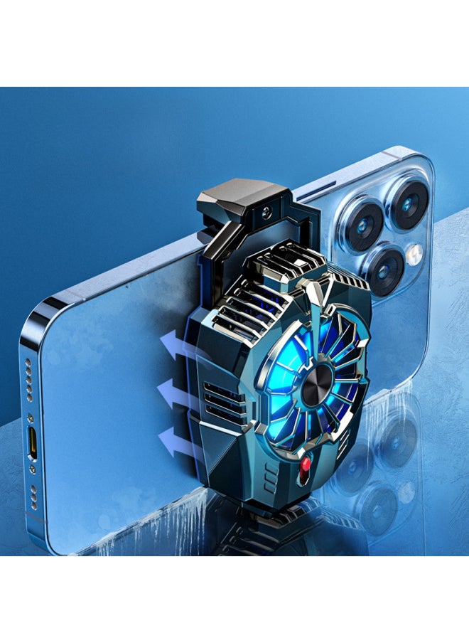 Generic - 2025 Icing Semiconductor Mobile Phone Radiator SL39 Two-speed Adjustment Rapid Cooling Portable Peripheral Refrigeration-Product Color:Sl39 Black Digital Display Ice Style - Image 1