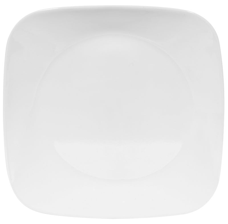 Corelle Square 8-3/4-Inch Luncheon Plate, Pure White - Image 1