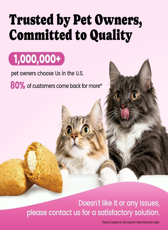 BuddyCheer Hairball Treatment for Cats-Natural Coconut & Fish Oils for Smooth Passage & Relief，Cat Hairball Remedy Treats with Fiber & Enzymes Support Skin & Coat，Gut & Digestion Health , Chicken(60-Day Supply) - Image 2