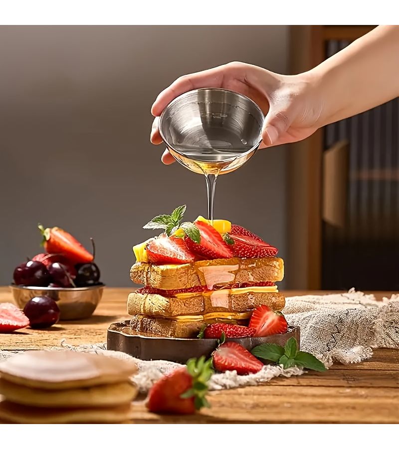 15 Stainless Steel Mini Sauce Dishes Silvery Condiment Bowls for Sushi Burrito Fries Appetizer Party Holidays - Image 2
