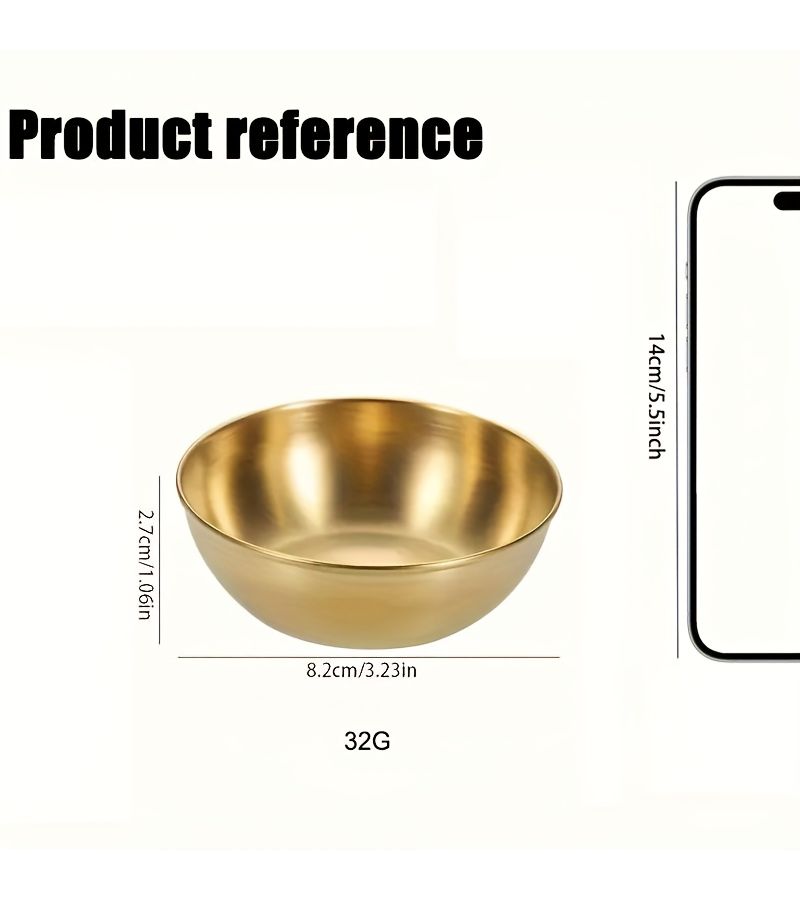 15 Stainless Steel Mini Sauce Dishes Silvery Condiment Bowls for Sushi Burrito Fries Appetizer Party Holidays - Image 3