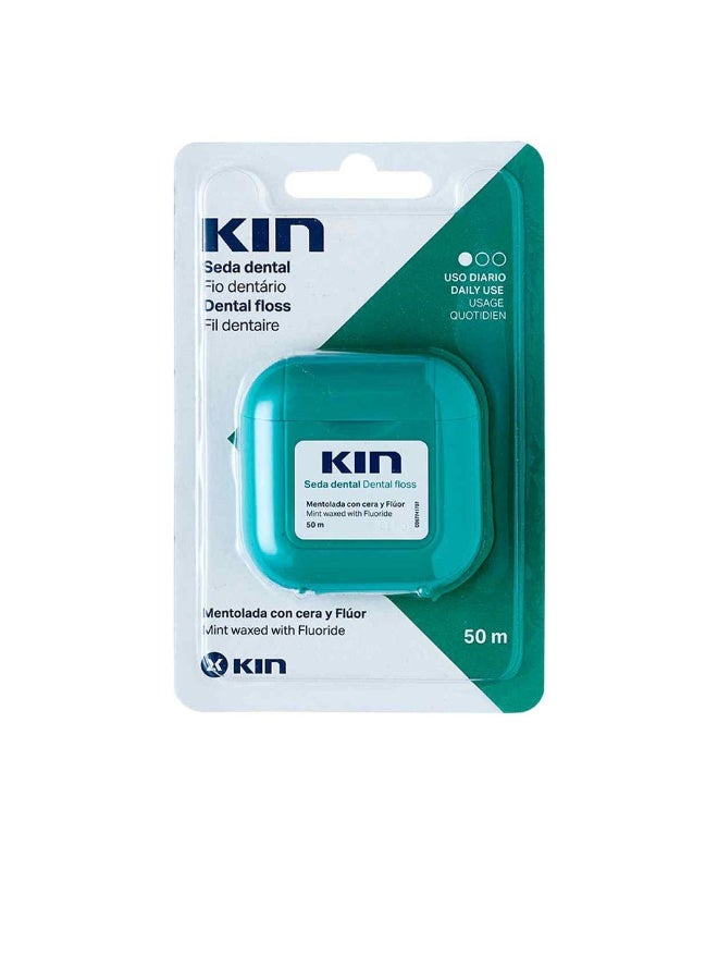 Kin Dental Floss With Menthol Wax 50m - Image 1
