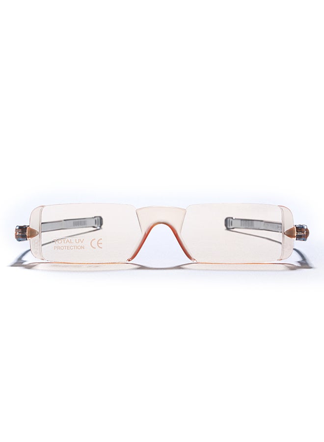 Nannini Imported Anti-blue Light Reading Gl, Thin And Stylish Foldable Portable Frameless High Definition Reading Gl, Red, +2.50 Magnification - Image 2