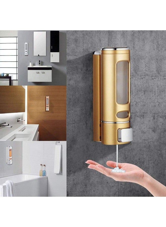 Bath Guru 400Ml Capsule Gold Soap Dispenser Sanitizer Gel Shampoo Dispenser Pack of 3 - Plastic, 400 Ml - Image 3