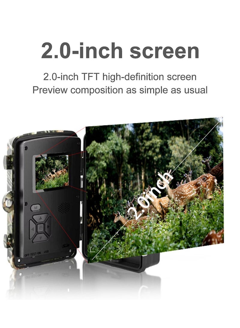 AROAQ Outdoor camera HD waterproof infrared sensor surveillance tracking animal camera - Image 2