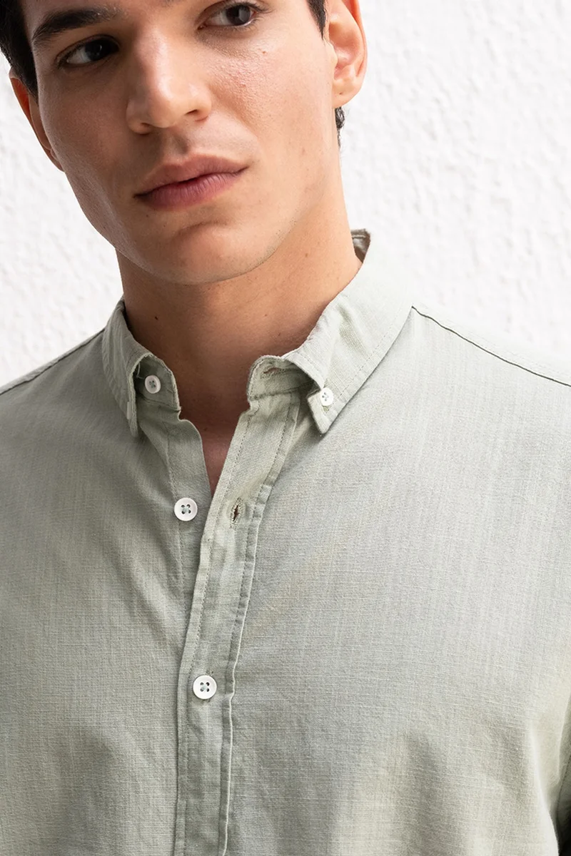 جيستو GIESTO Cotton Oversized Button-Up Shirt