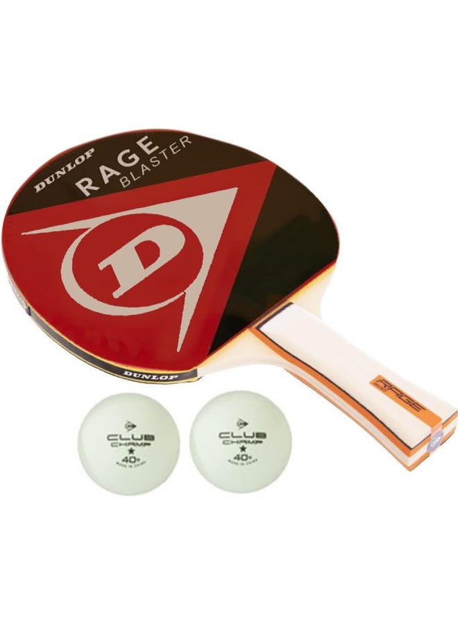 Dunlop Rage Pulsar Table Tennis Racket Set with Racket, 2 Professional Table Tennis Balls for Club - Image 3