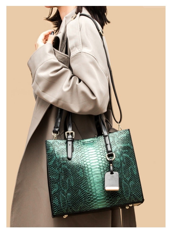KUYING New Snakeskin Grain Three Piece Set Shoulder Bag  - Image 2