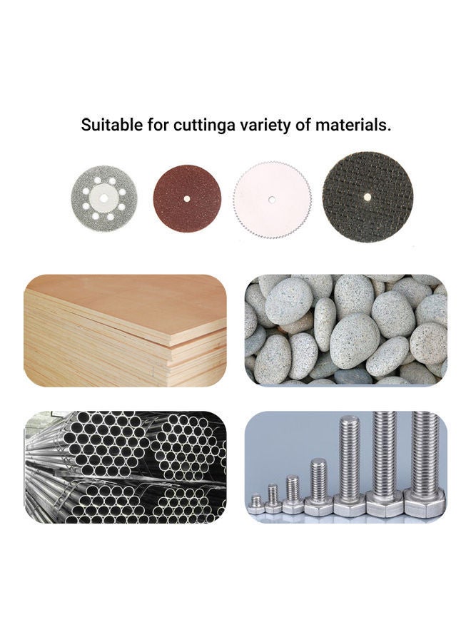 NIBEMINENT 67-Piece Diamond Sand Paper Set Silver/Black - Image 4