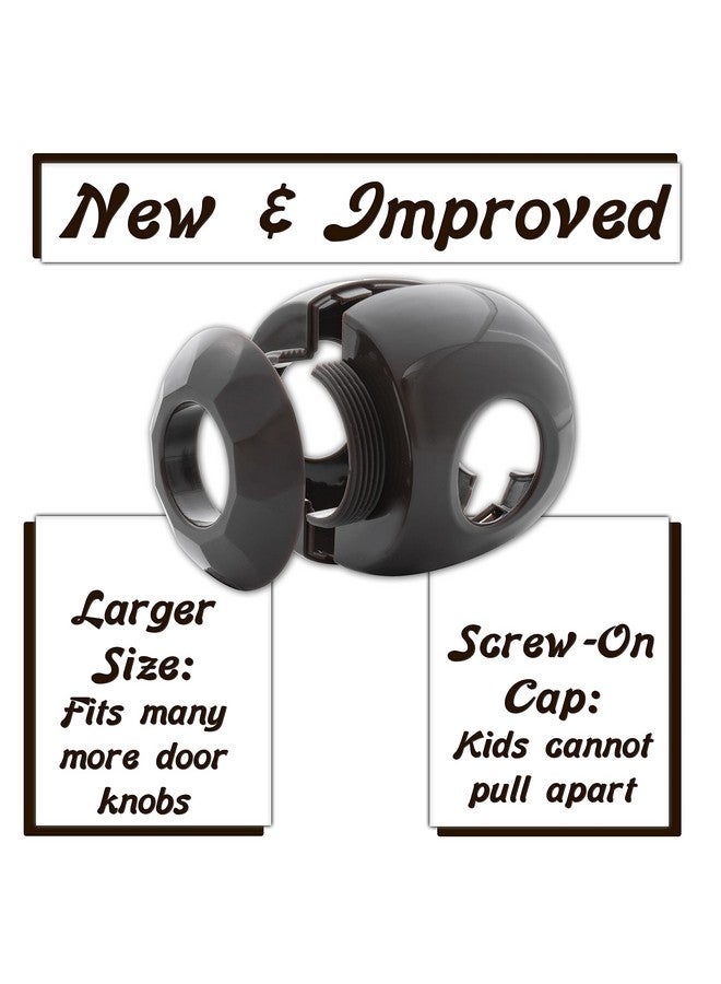 Driddle New & Improved - Door knob Baby Safety Cover - 5 Pack - Deter Little Kids from Opening Doors with A Child Proof Door Handle Lock - Driddle - Image 5