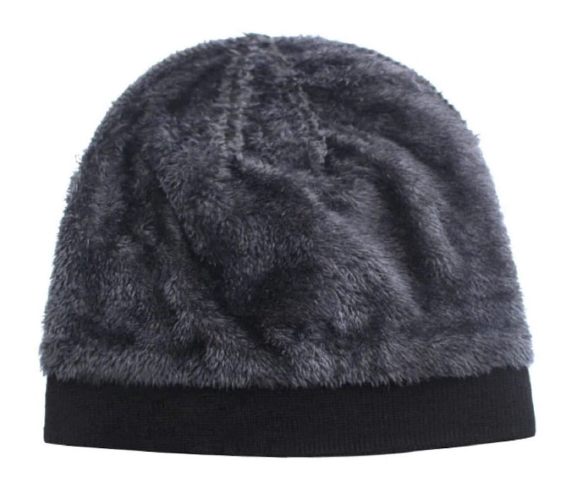 Zacharias Men's Braided Woolen Cap (Black; Free Size) (Pack of 1) - Image 2