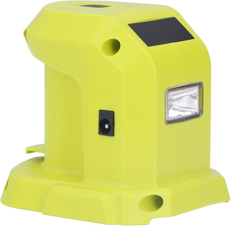 محول بطارية 18 فولت مع منفذي USB مزدوجين وأضواء LED بـ 4 أوضاع لأدوات DIY والأجهزة المحمولة - Image 4