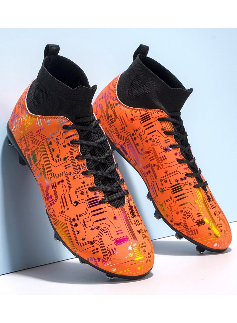 SKT Shiketro New Large Size Youth Adult Long Spike Football Shoes Special Training Shoes Indoor And Outdoor Sports Shoes  - Image 1