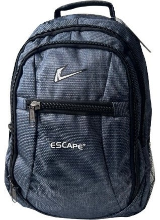 ESCAPE Backpack Laptop Compartment Sports and School Backpack Fabric Bag Outdoor Daily Use 30X43X13 Gray  - Image 5