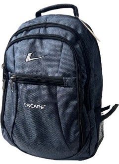 ESCAPE Backpack Laptop Compartment Sports and School Backpack Fabric Bag Outdoor Daily Use 30X43X13 Gray  - Image 4
